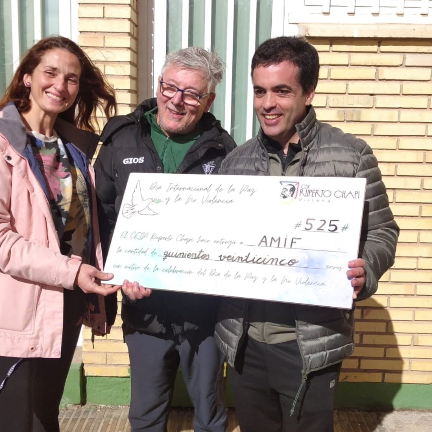 Entrega del cheque