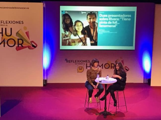 Isa Calderón y Lucía Litjmaer con el shor "Deforme Semanal"