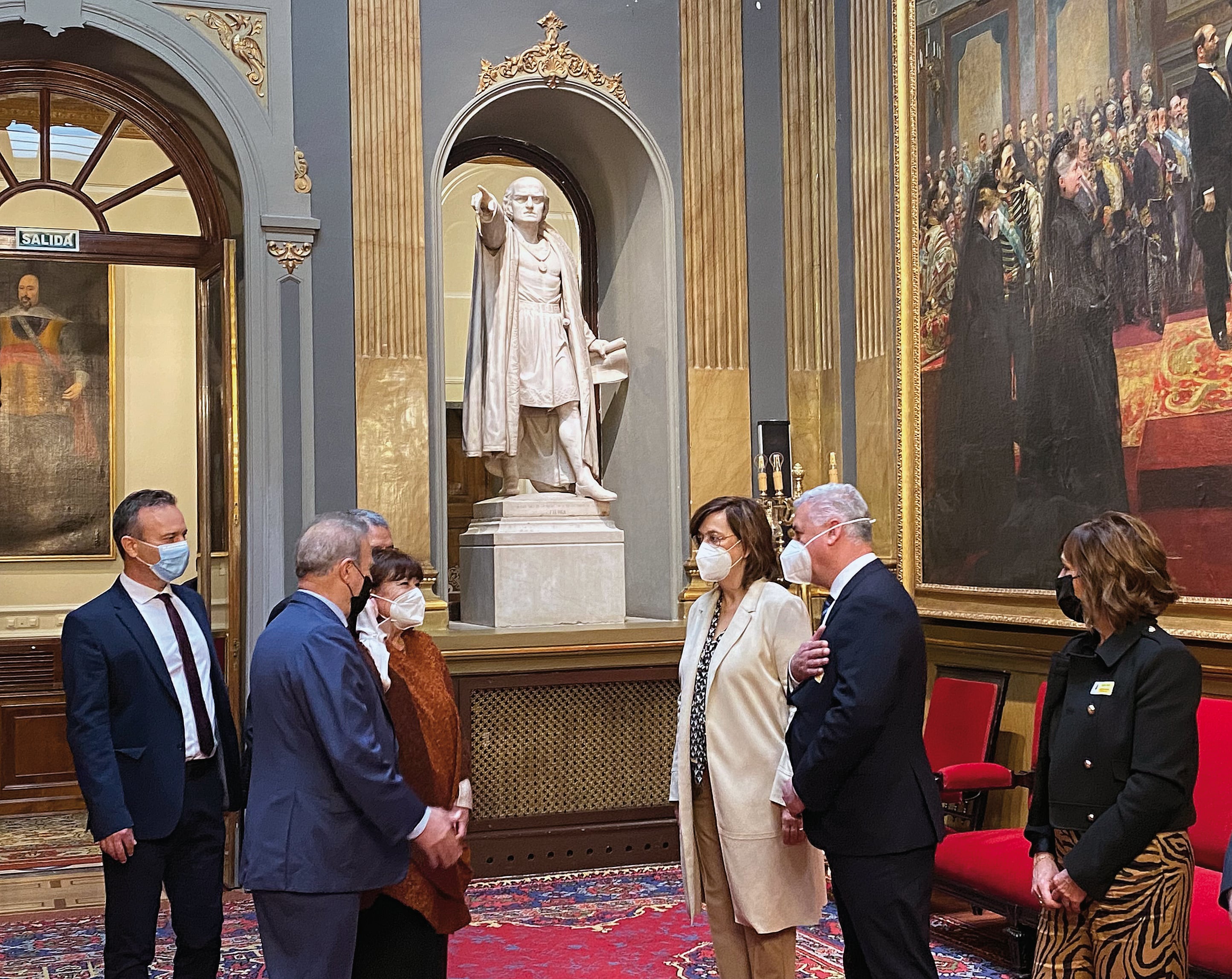 Recepción en el Senado