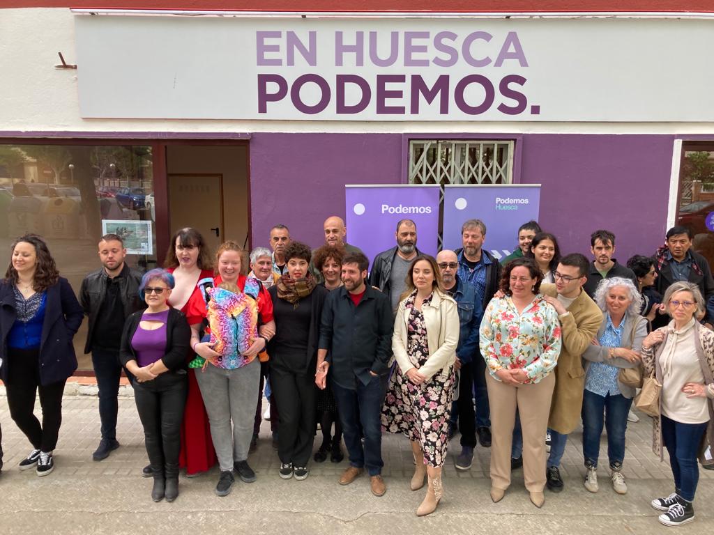 Podemos Huesca presentaba este sábado su lista municipal