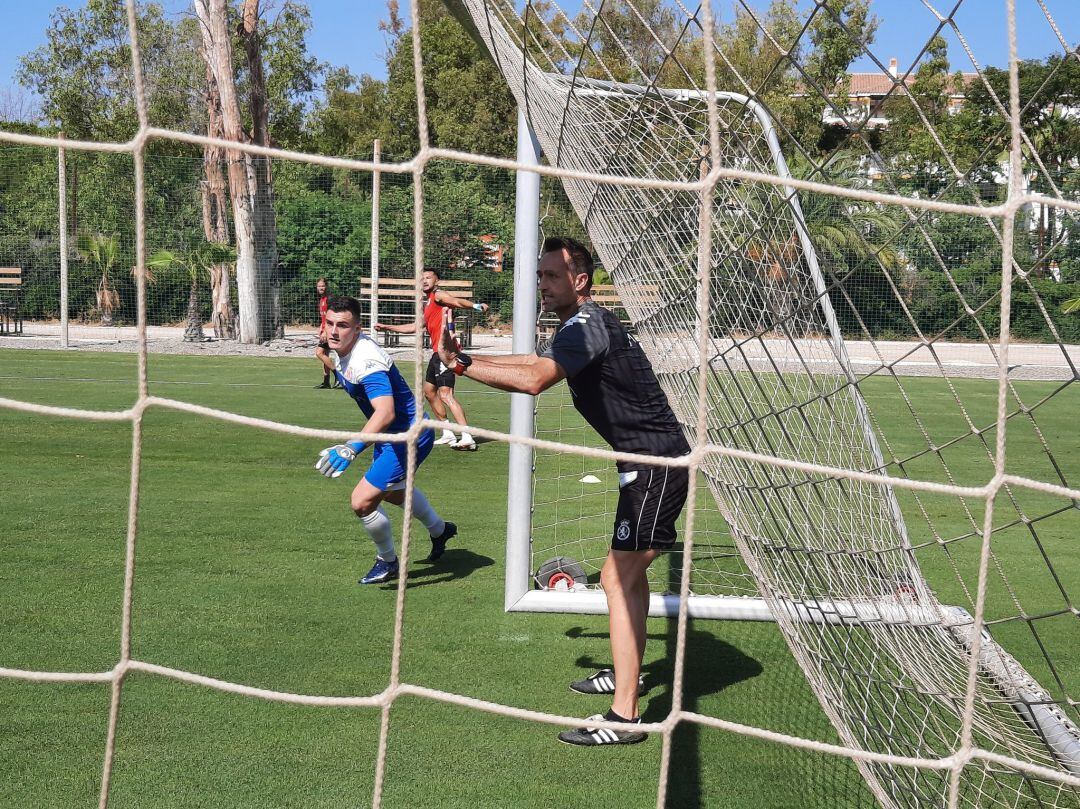 Aira, durante una de las sesiones de trabajo en La Dama de Noche