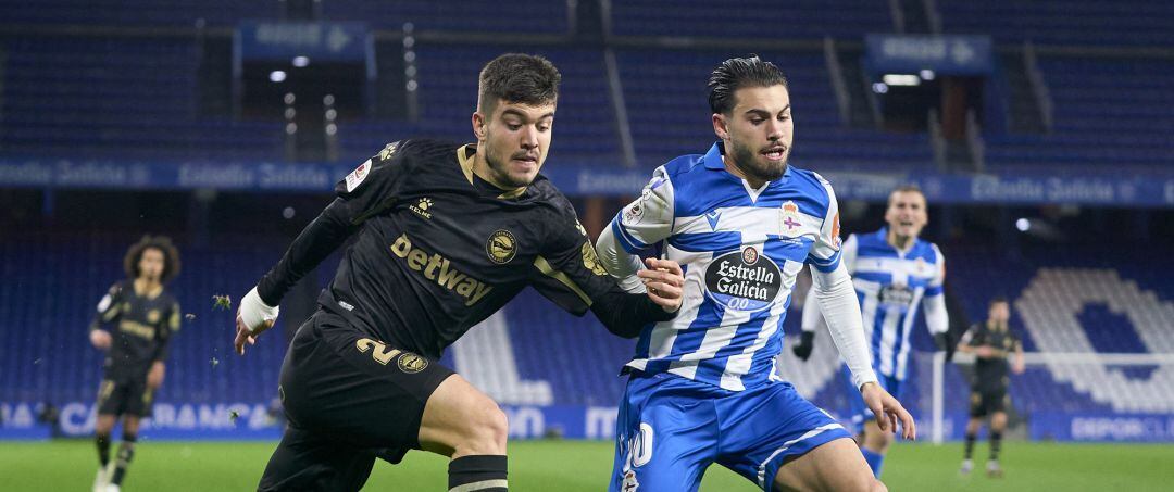 Un momento del partido