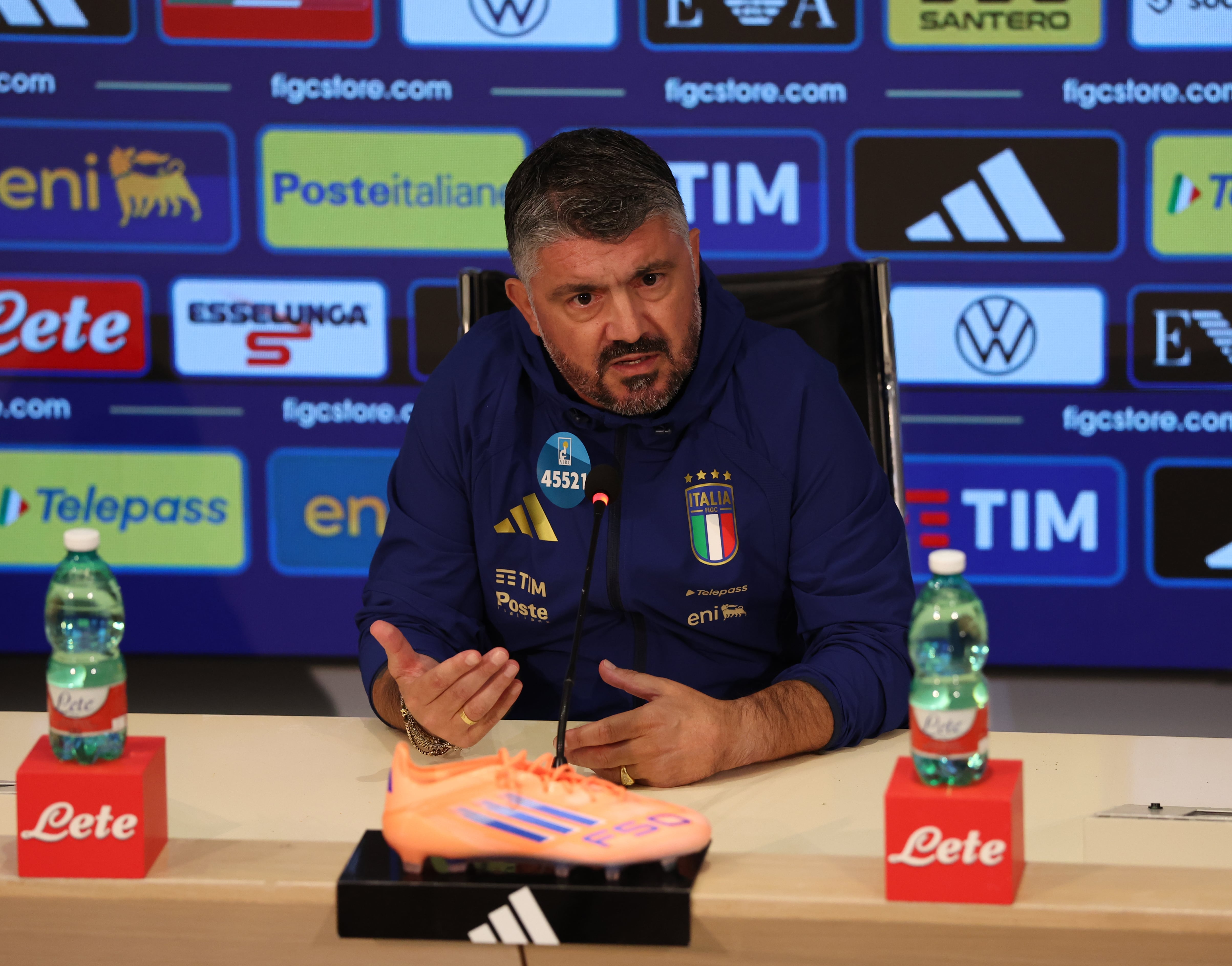 Gennaro Gattuso, en rueda de prensa (Claudio Villa - FIGC/FIGC via Getty Images).