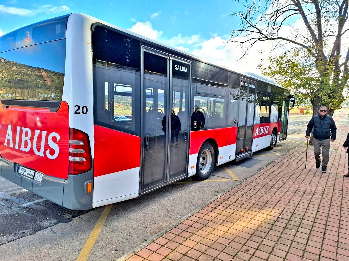 Autobus público en Puertollano