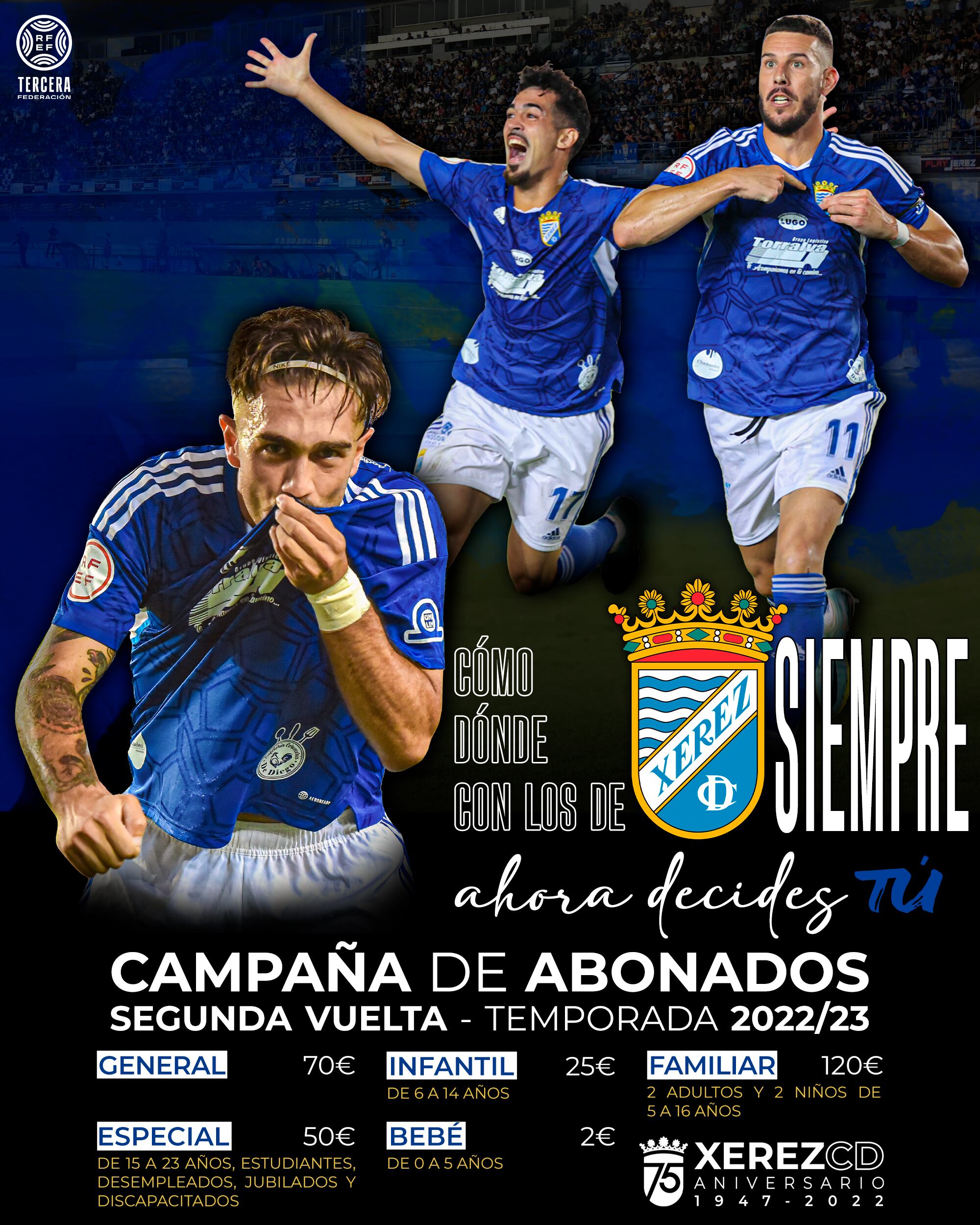 Cartel campaña de invierno del Xerez CD