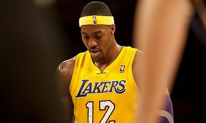 Howard, durante un partido con los Lakers