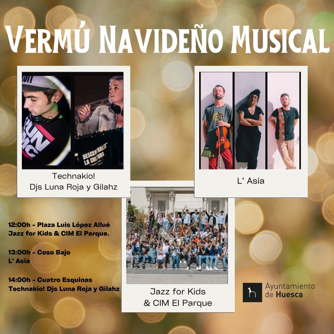 Cartel Vermú Navideño Huesca