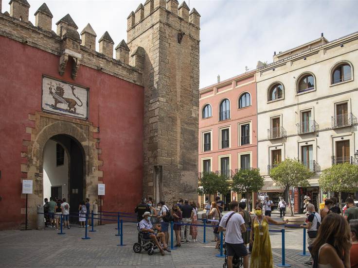 Turistas en Sevilla