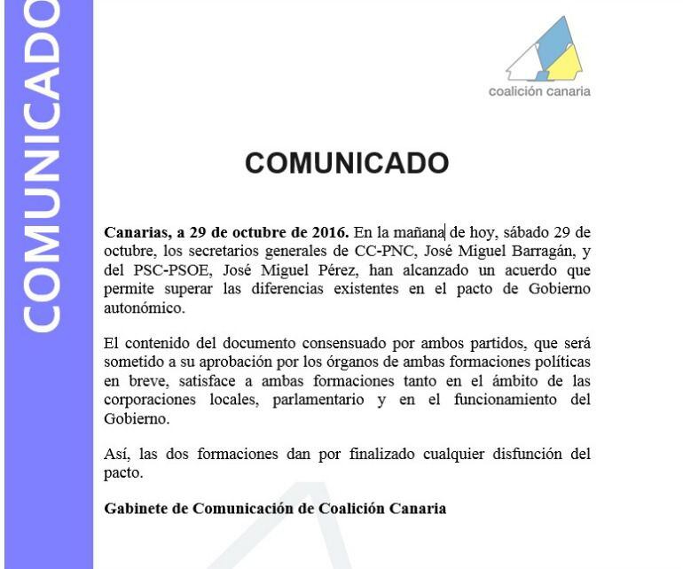 Comunicado
