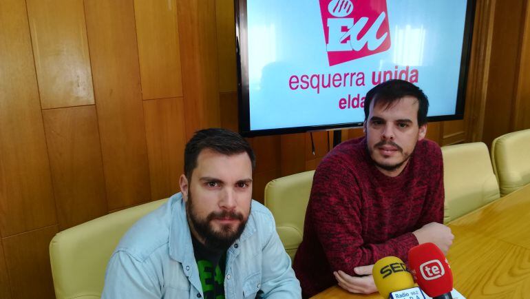 Javier Rivera e Iñaki Pérez, ediles de IU en Elda