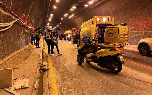 Accidente en el túnel