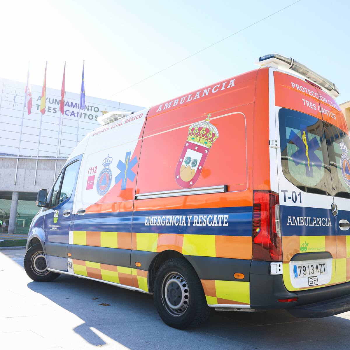 La ambulancia municipal de Tres Cantos realizó más de 1.600 intervenciones en 2022