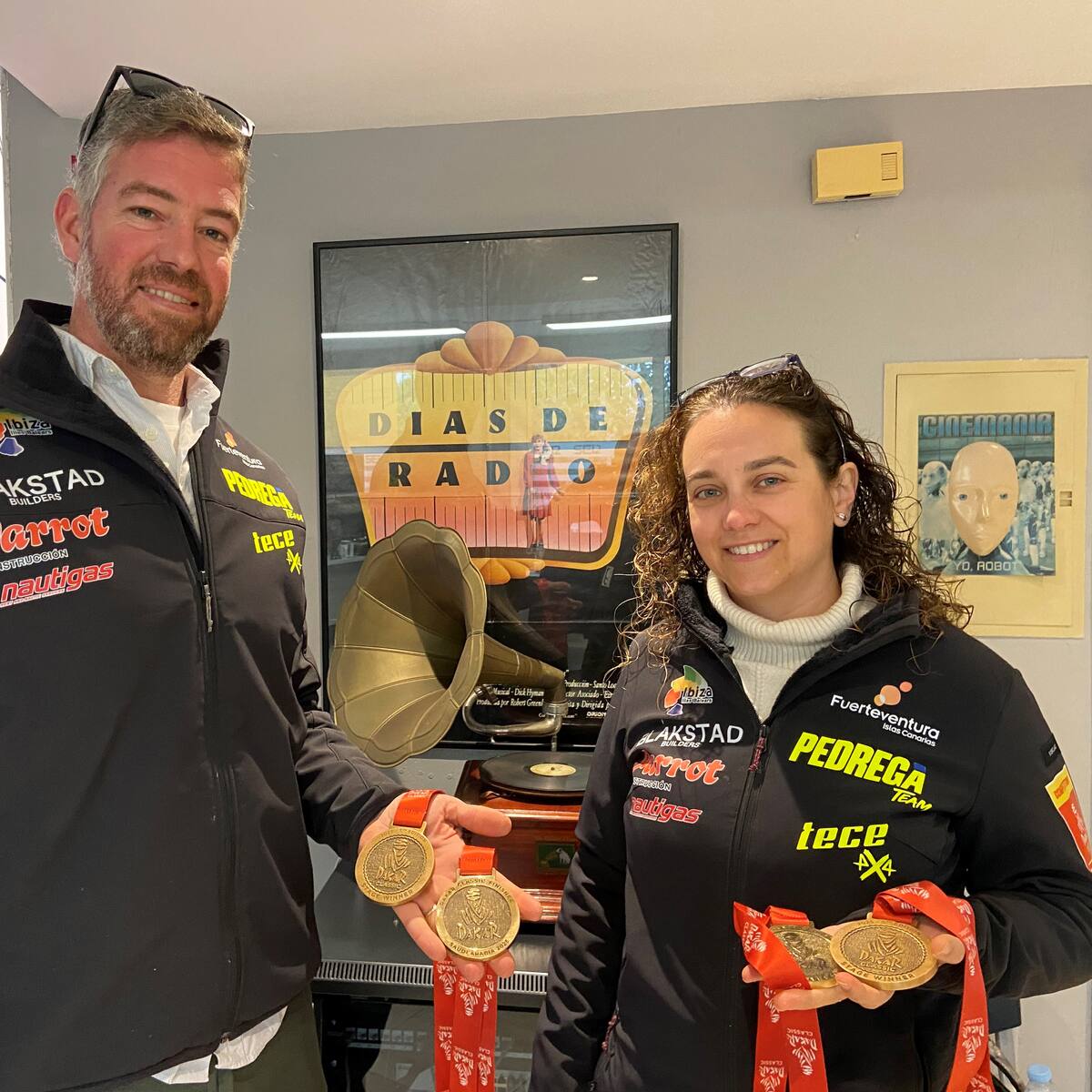 Sandra y Matías: amor entre dunas en el Dakar