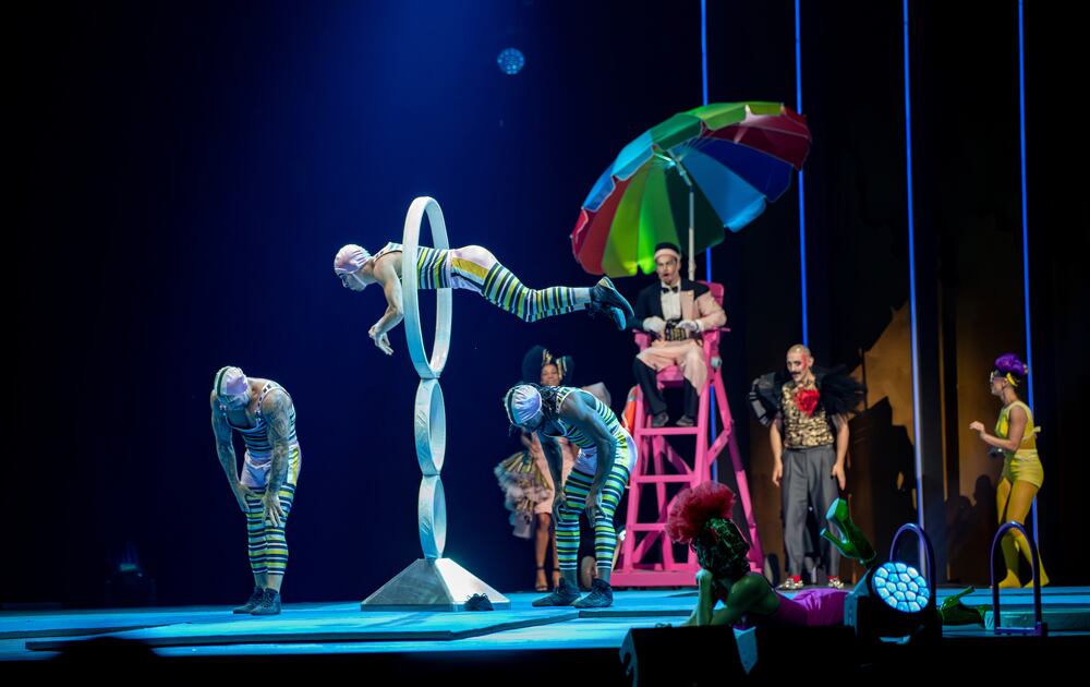 Una de les actuacions de l&#039;espectacle &#039;Sublim&#039;, un dels darrers de Cirque du Soleil a Andorra