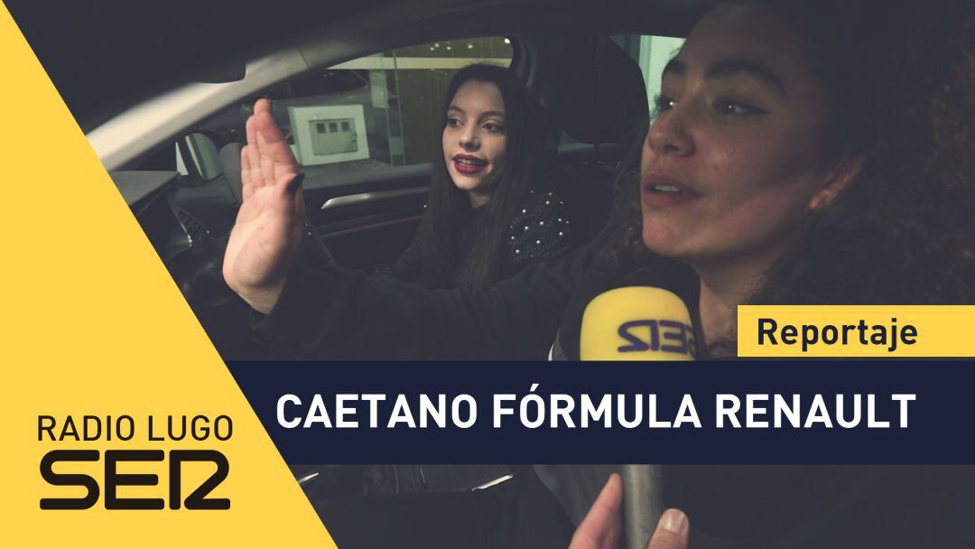 Dos jóvenes prueban uno de los nuevos modelos de Renault
