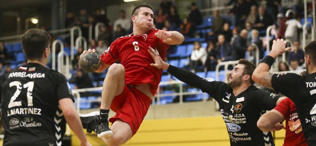 El jugador Alberto Días en en el Pabellon de los Sueños