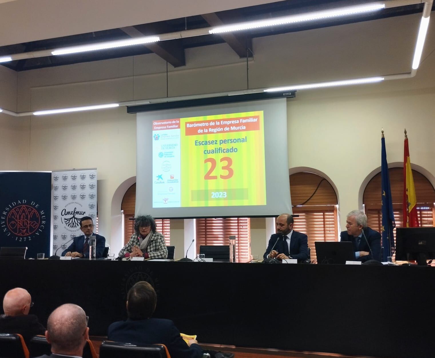 Presentación del barómetro de Cátedra de Empresa Familiar Mare Nostrum UMU-UPCT