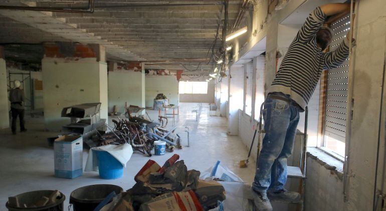 Les obres estan en marxa.