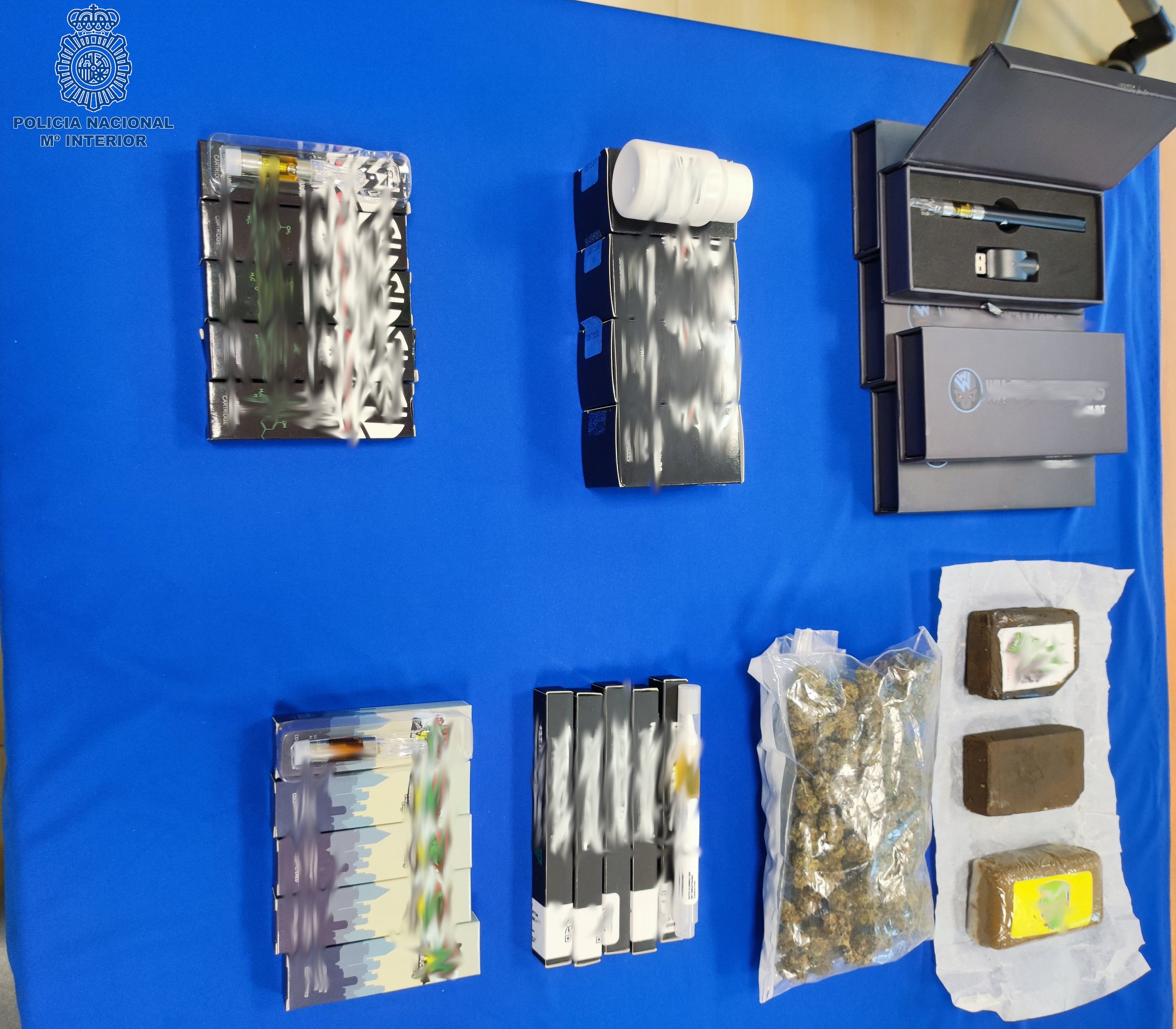 Imagen de la droga intervenida