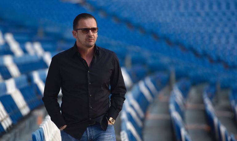 Pedja Mijatovic durante una visita al Santiago Bernabéu