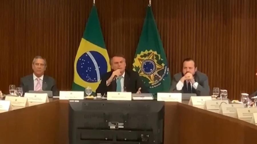 Un momento del vídeo con la intervención de Bolsonaro que hoy publica el diario &quot;O Globo&quot;