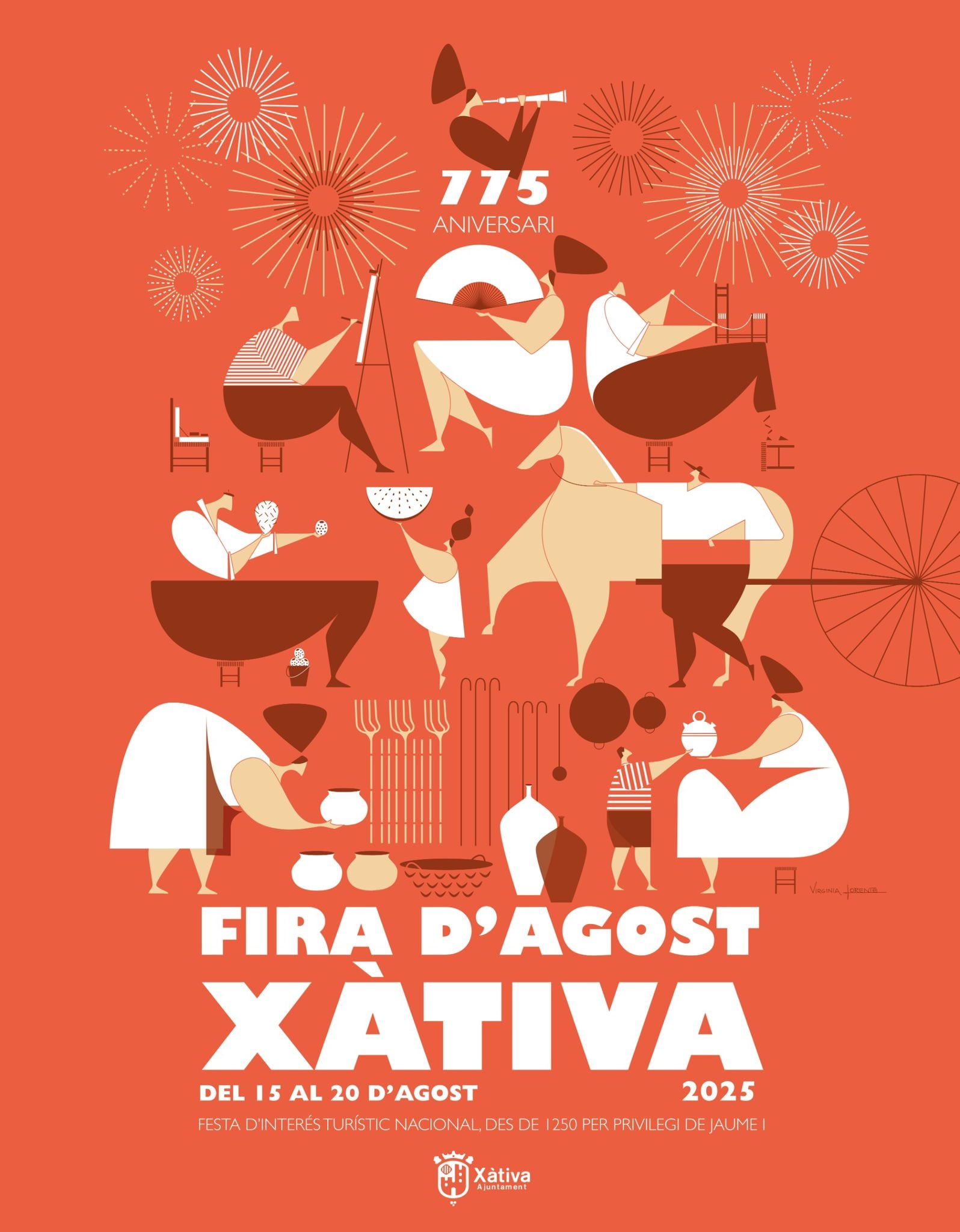 Cartel oficial de la Fira de Xàtiva de 2025