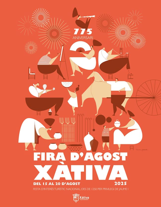 Cartel oficial de la Fira de Xàtiva de 2025