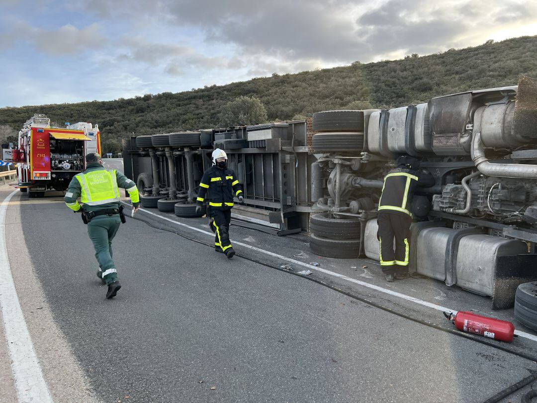 El accidente se produjo a las 16:25 horas del domingo en el punto kilómetro 3,400 de la M-311