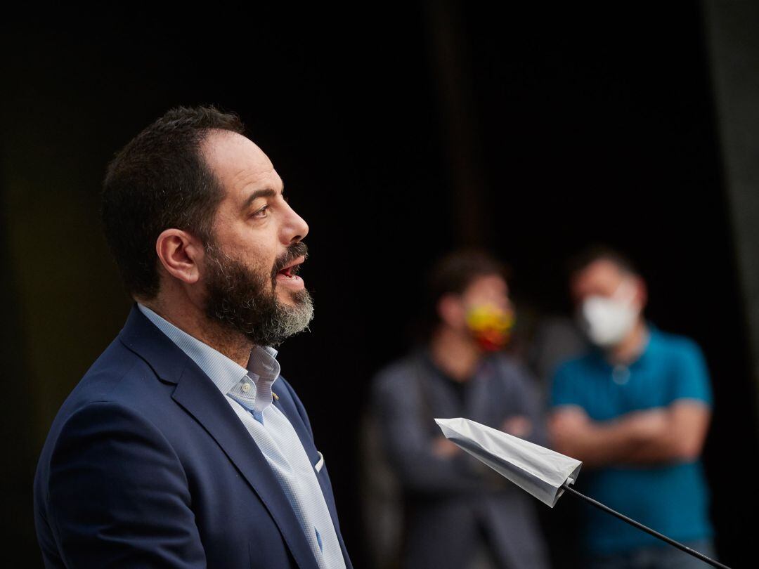 El portavoz parlamentario de PSN, Ramón Alzórriz