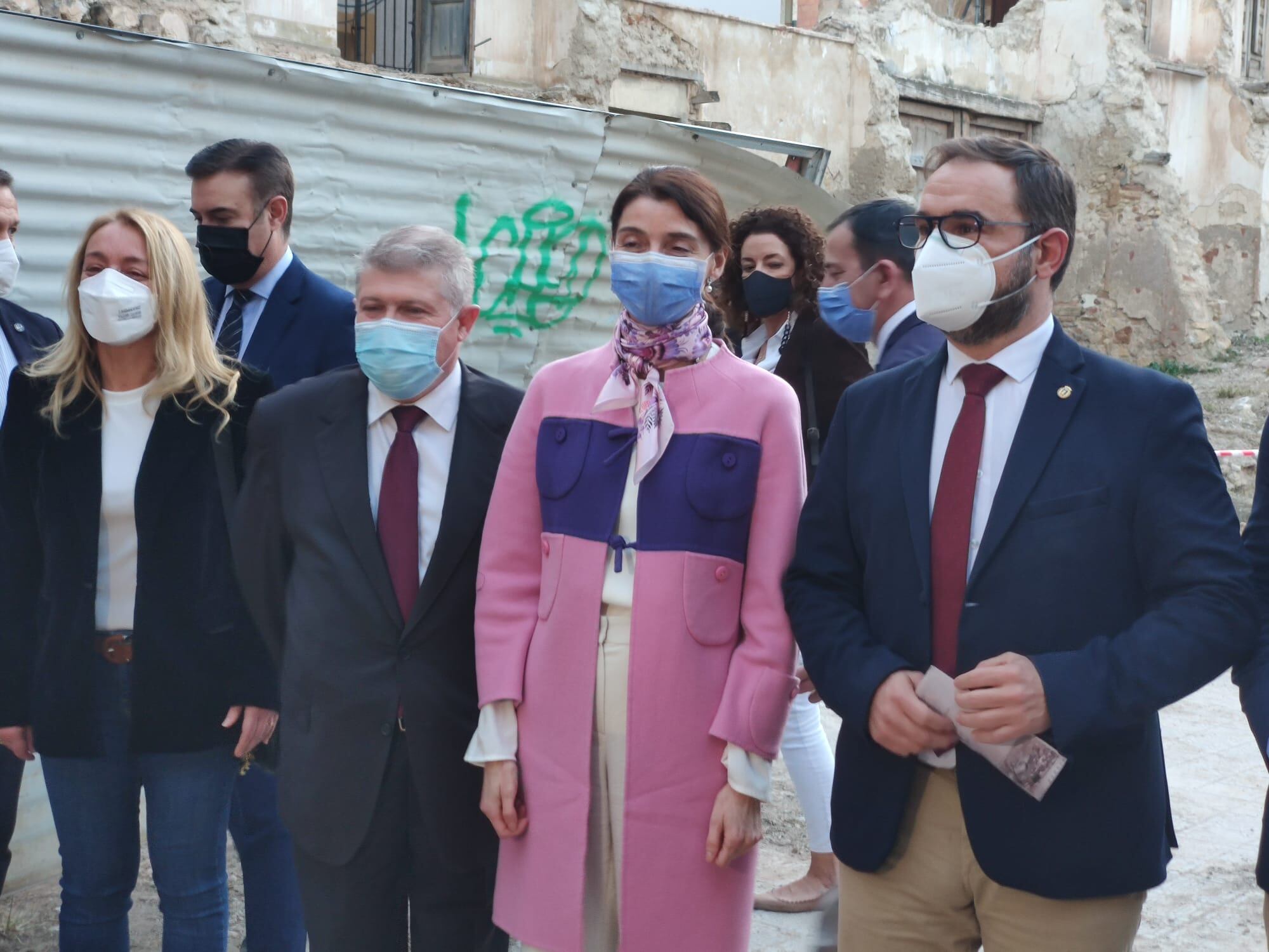 Pilar Llop durante su visita a Lorca