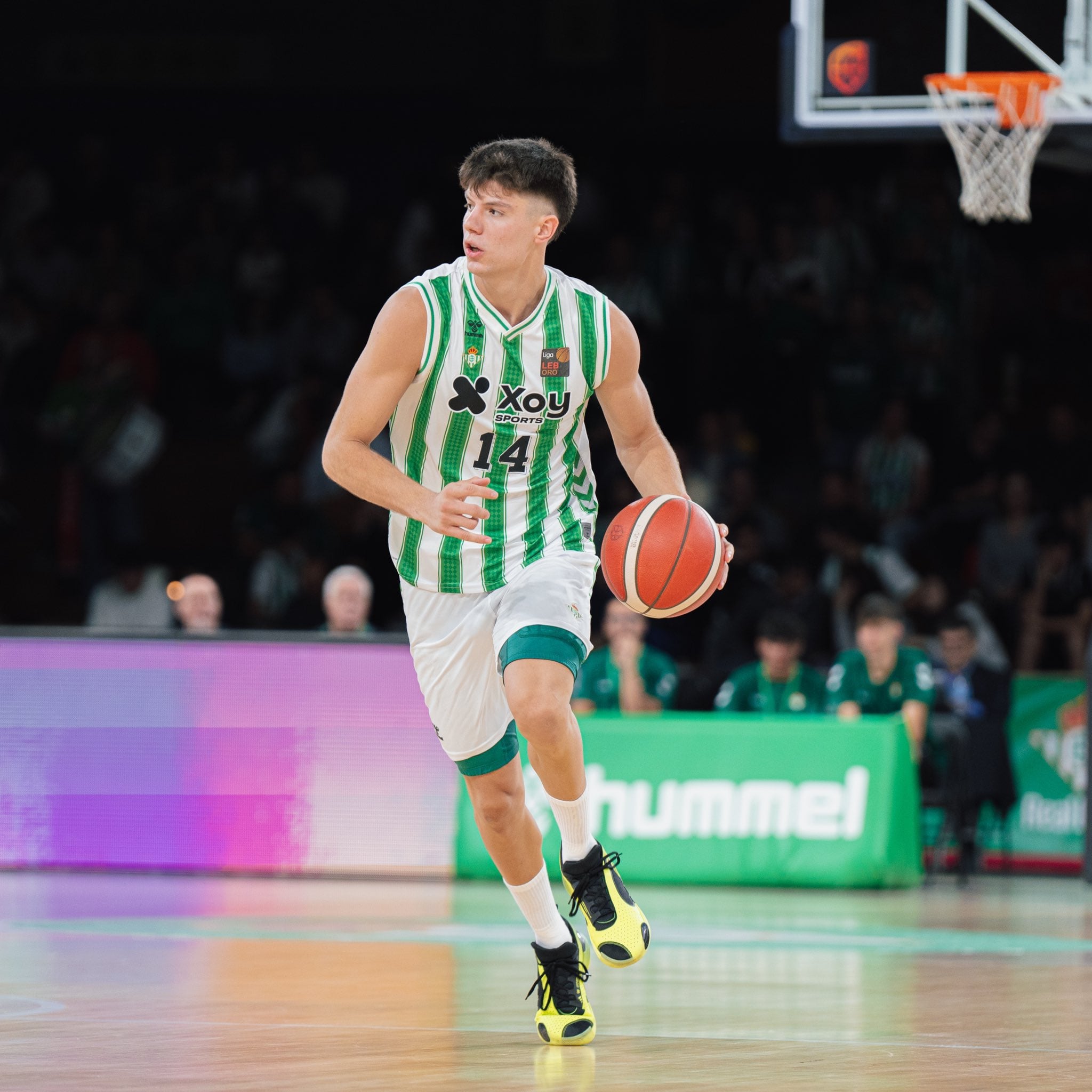 Joaquín Rodríguez, en un partido con el Betis en la LEB Oro