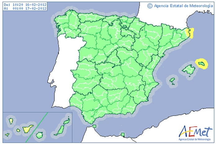 Por primera vez en tres semanas la Península está libre de alertas por frío