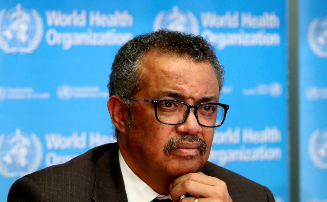 El director general de la OMS, Tedros Adhanom Ghebreyesus