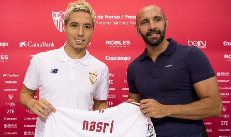 Samir Nasri jugó una temporada en el Sevilla FC