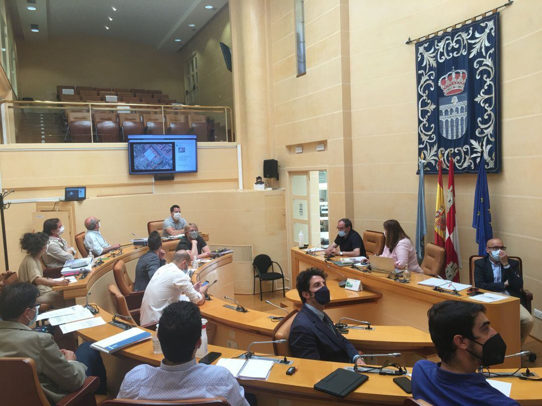 Reunión de trabajo sobre la futura estación de autobuses 