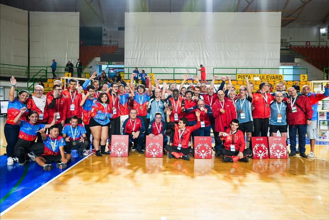 El CD Creciendo en el Campeonato Nacional de Fútbol Sala Special Olympics Galicia.