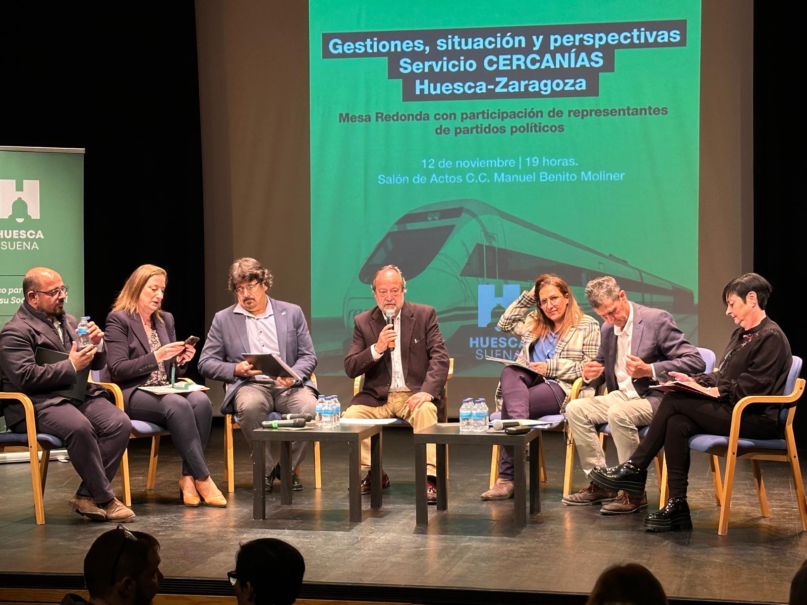 Huesca Suena ya organizó una mesa sobre el cercanías