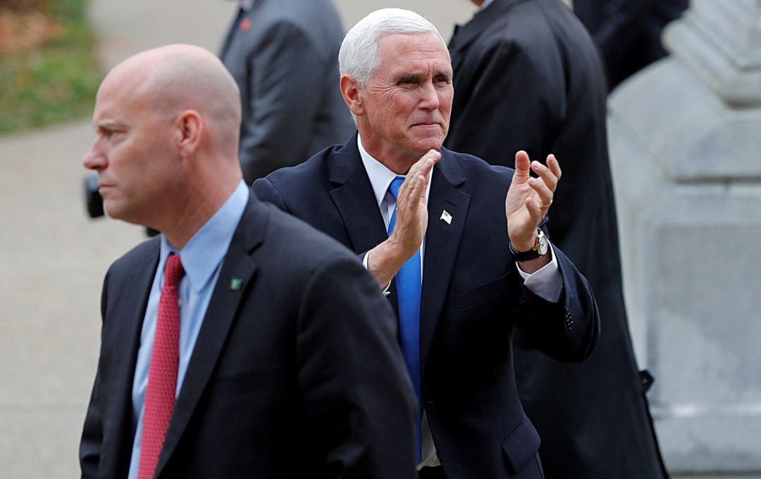 El vicepresidente de Estados Unidos, Mike Pence.