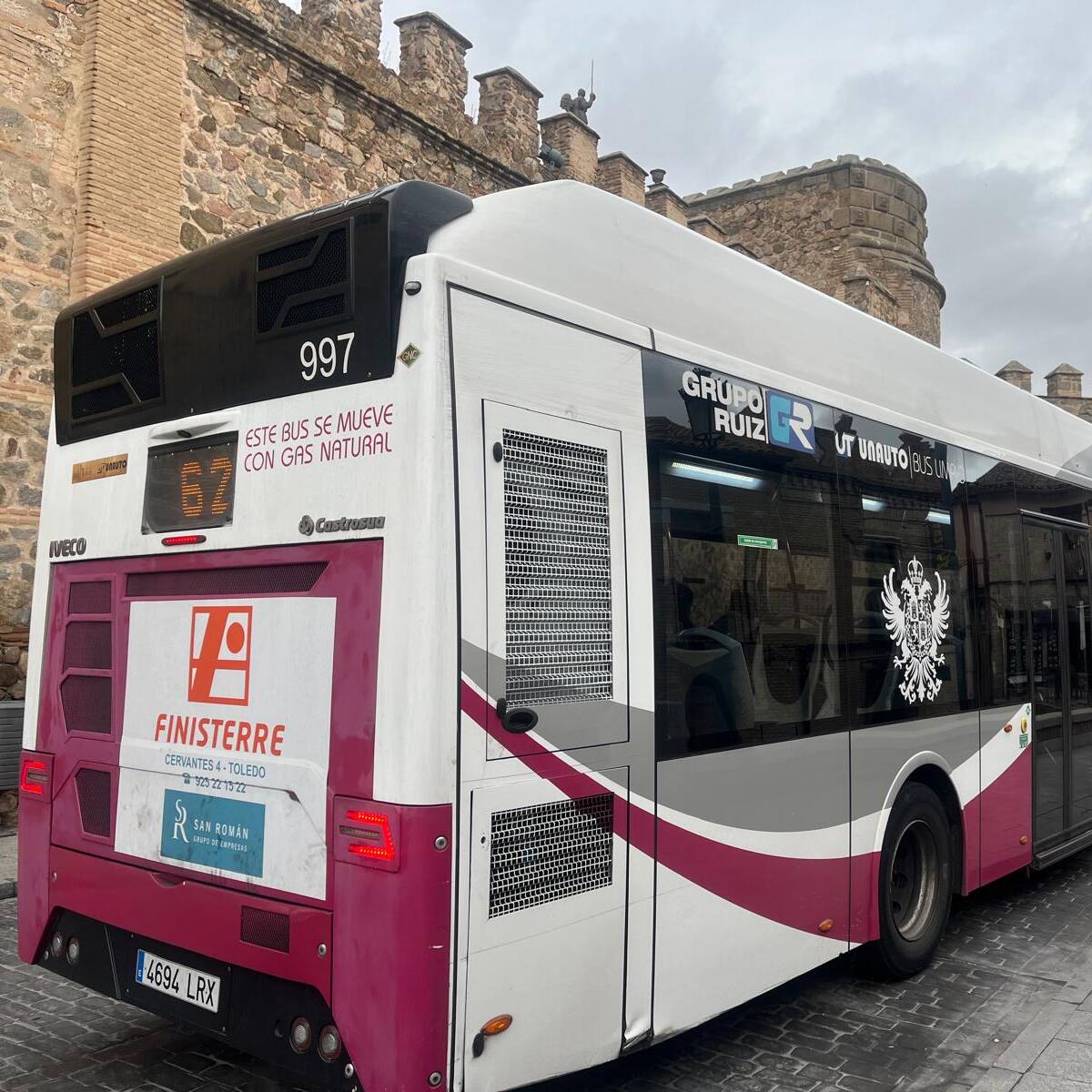 La empresa de autobuses urbanos de Toledo podría perder una ayuda de 400.000 euros por una "deuda" de 0,99 euros