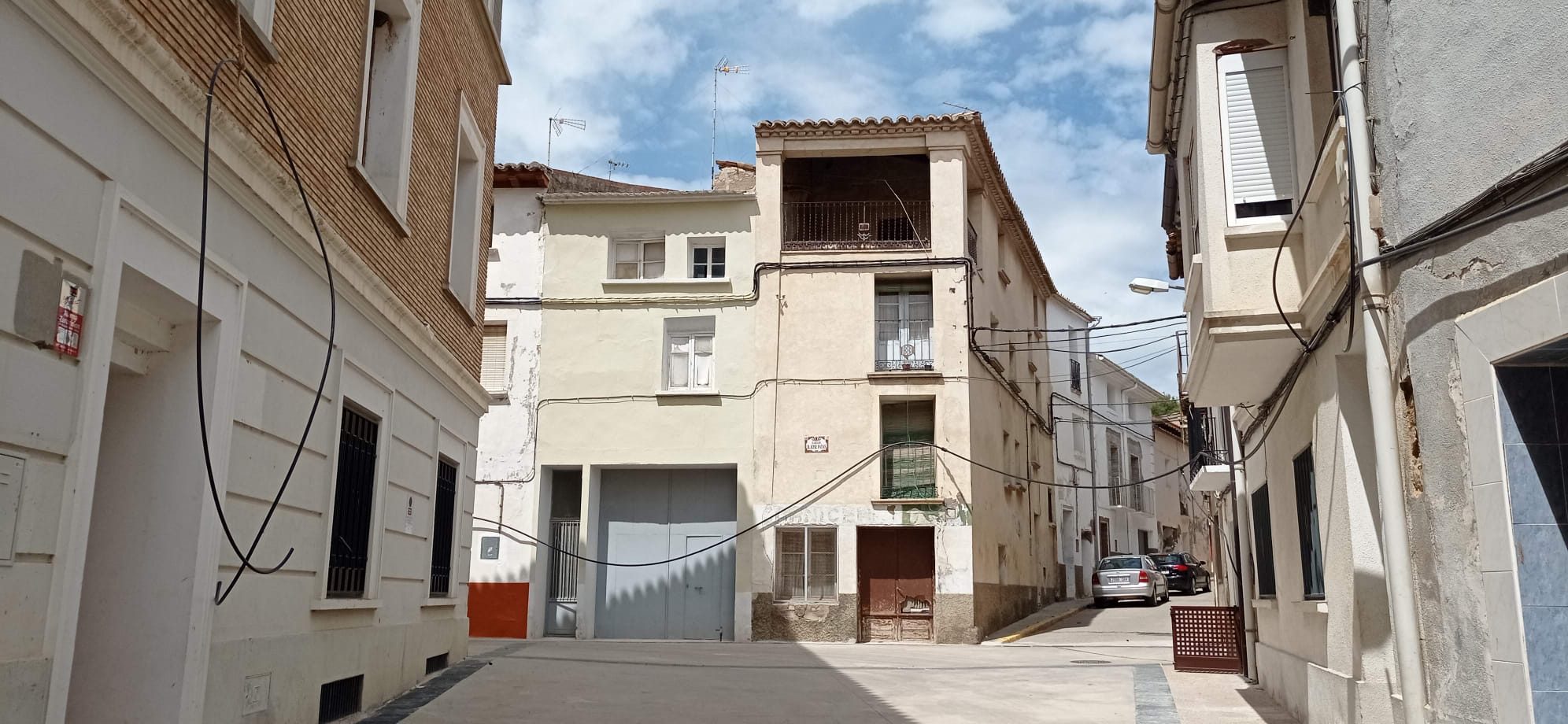 Obras paralizadas en Sariñena