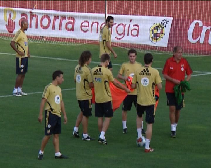 La Selección española entrena en la Ciudad del Fútbol