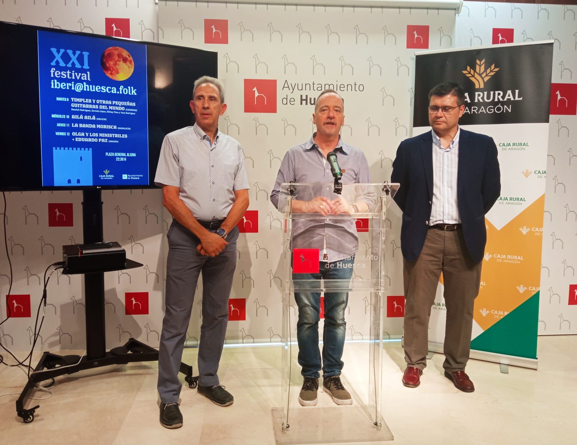 Salvador Cored, Ramón Lasaosa y Jesús Uriol