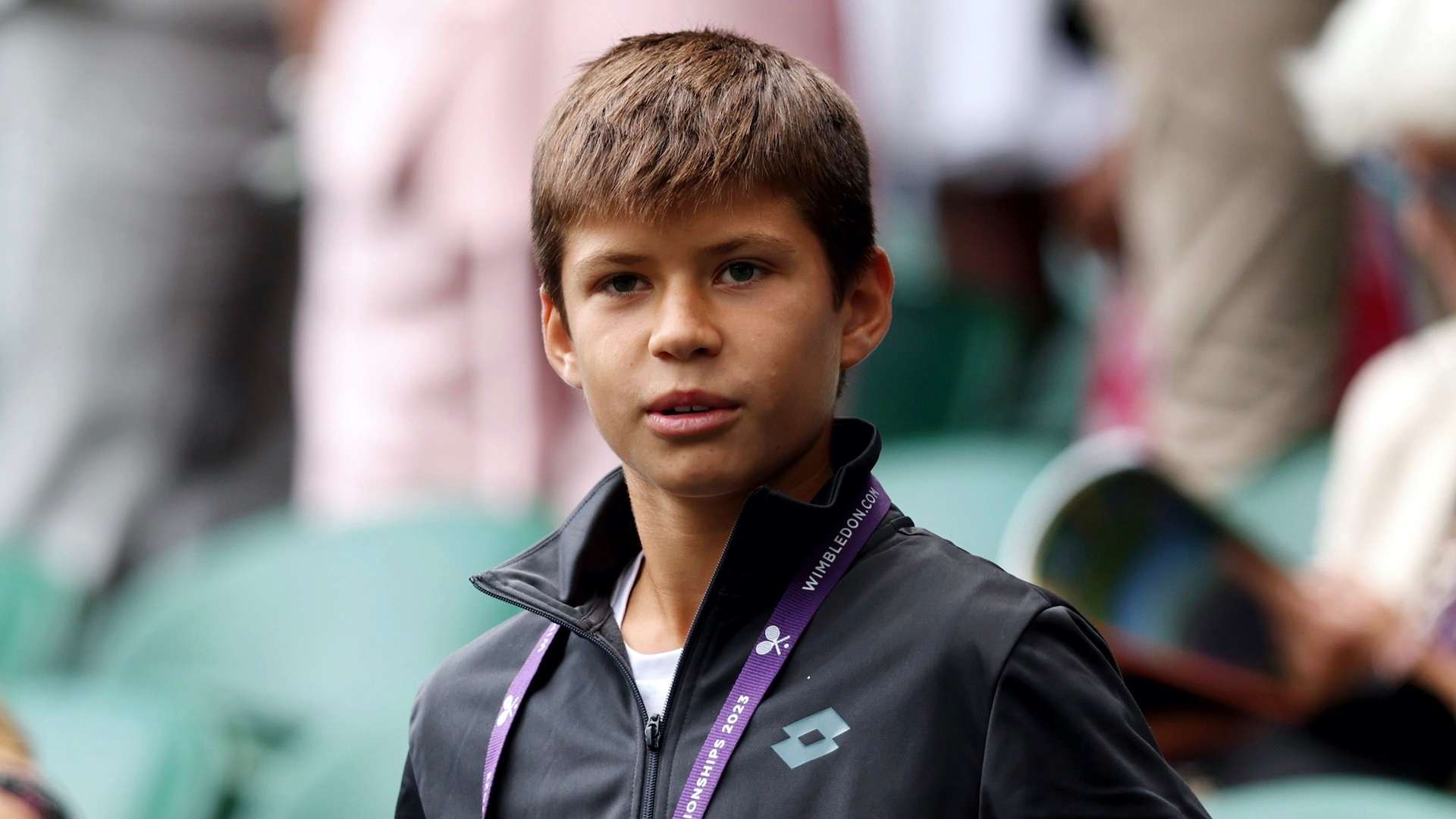 Jaime Alcaraz, hermano de Carlos Alcaraz, de asistente durante un partido de la edición de Wimbledon en el pasado 2023.