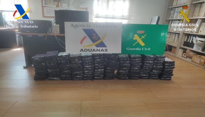 Encuentran 117 kilos de cocaína ocultos en un cargamento de fruta en el Puerto de València