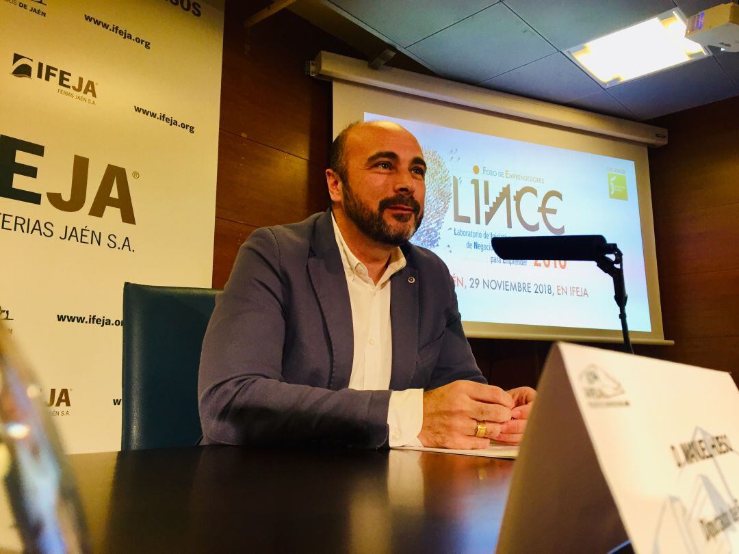 El diputado de empleo de Jaén, Manuel Hueso, ha presentado el Foro Lince 2018