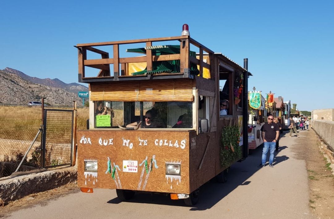 Carro engalanado. Fiestas de la Magdalena 2019