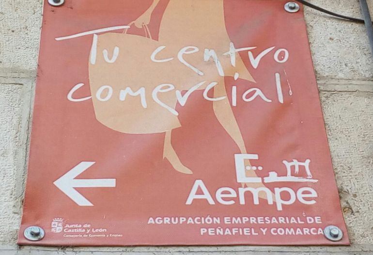 Cartel con el logotipo de Aempe