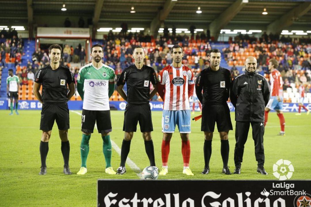 Sorteo inicial antes del Lugo-Racing