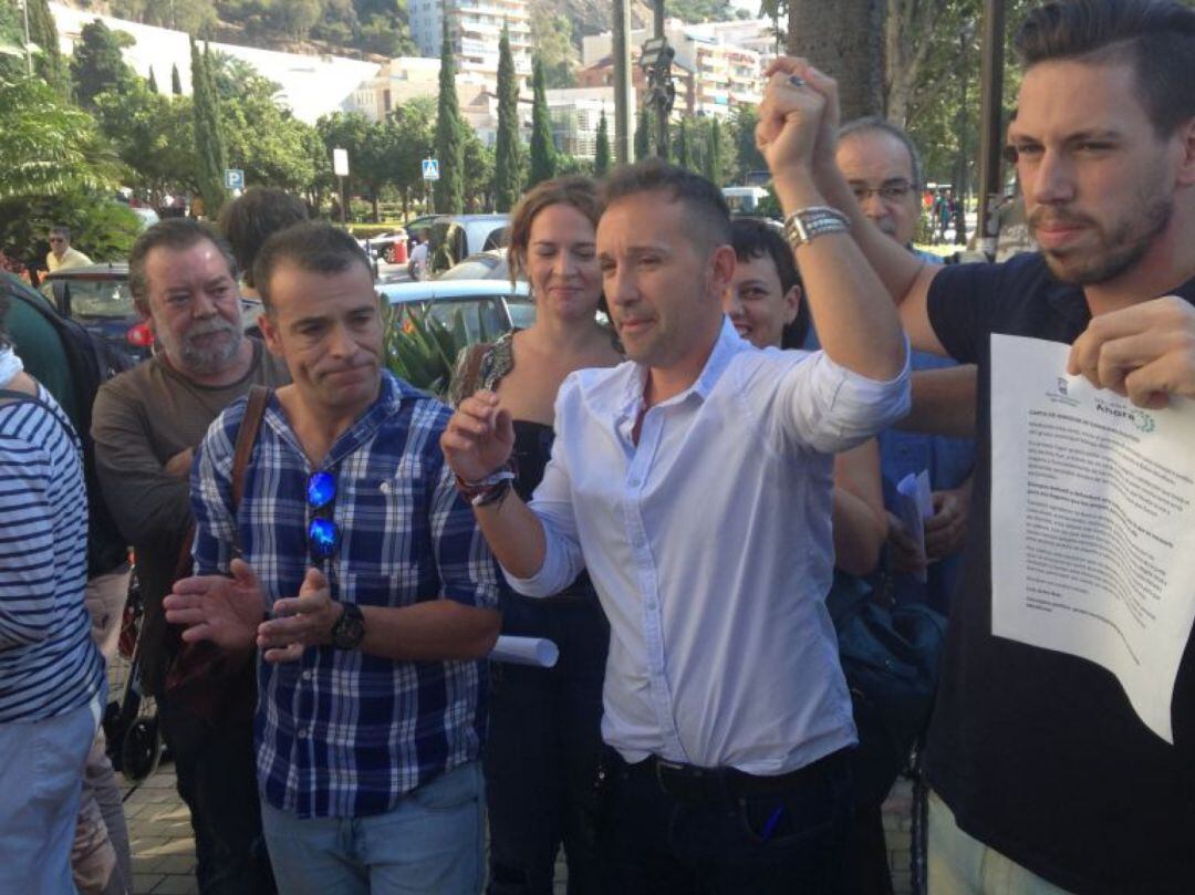 El exconcejal de Podemos en el ayuntamiento de Málaga, Juanjo Espinosa, en una imagen de archivo