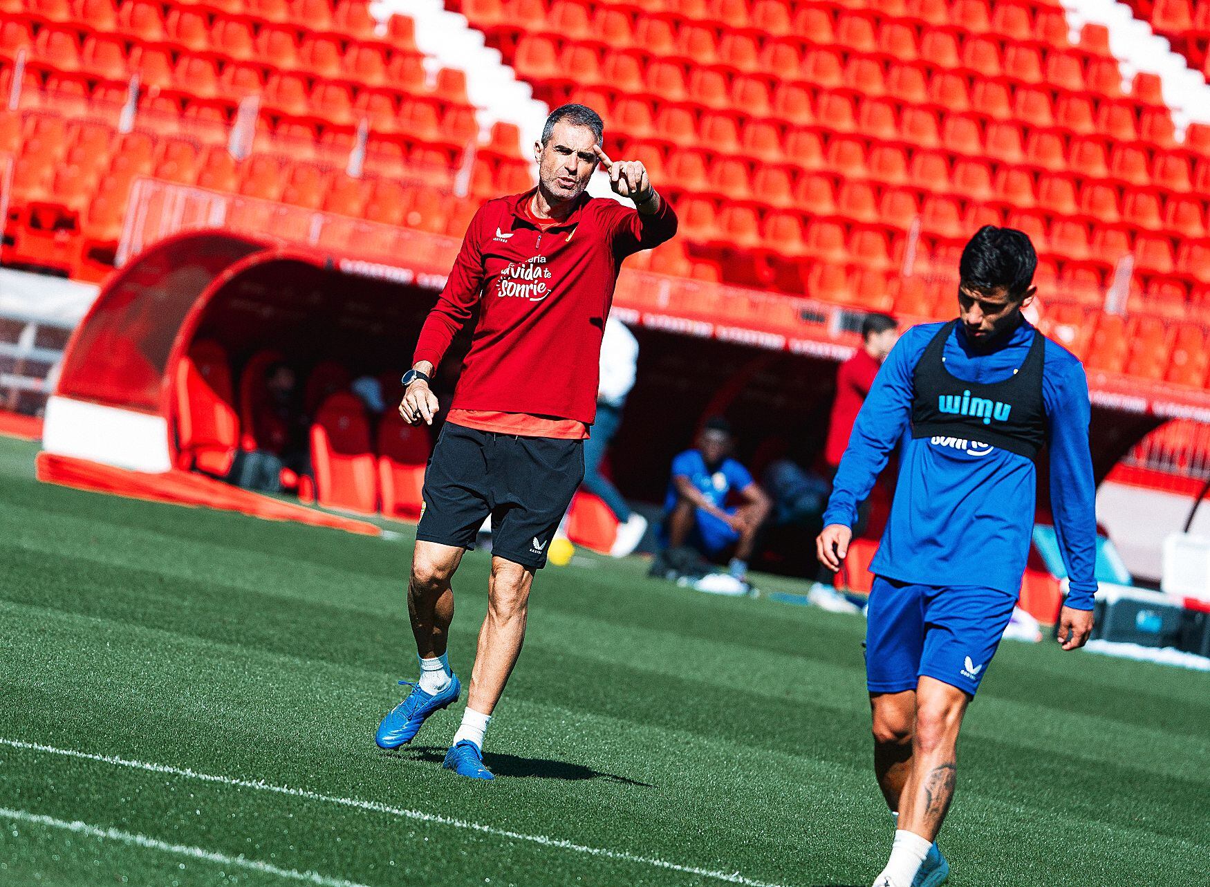 Adri Embarba cuenta con la confianza total de Gaizka Garitano.